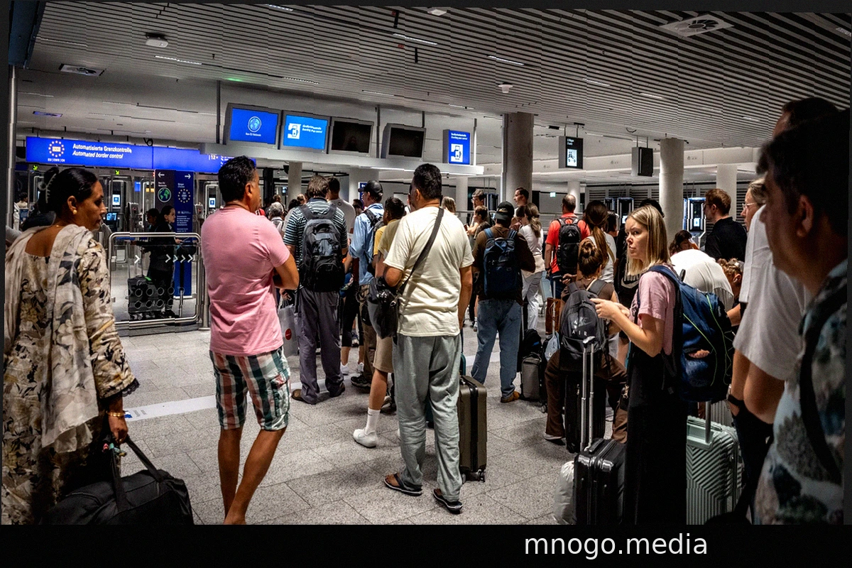 Flughafen Frankfurt: Neues Einreisesystem sorgt für lange Wartezeiten