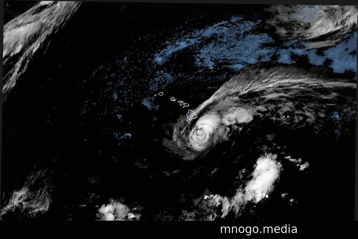 Hurricane "Lala" Approaches Hawaii