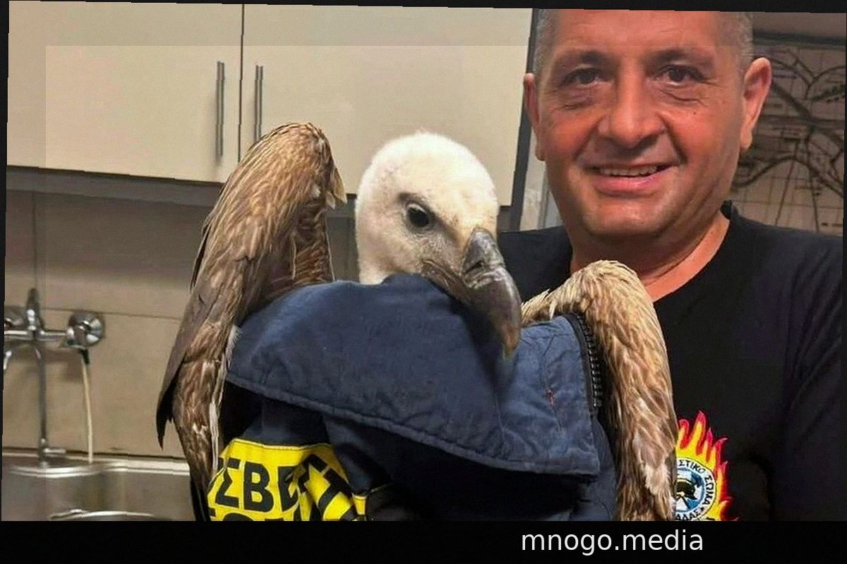 Vulture Causes Flight Delay in Crete