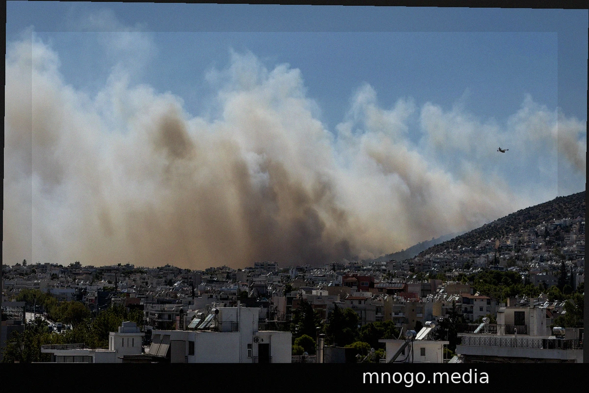 New Fires in Europe - Highest Alert Level in Greater Athens Area