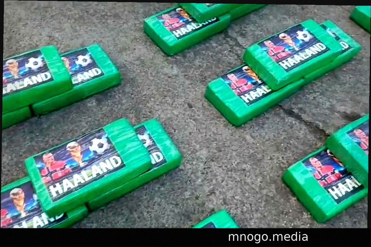 Erling Haaland: Polizei beschlagnahmt Kokain mit seinem Bild