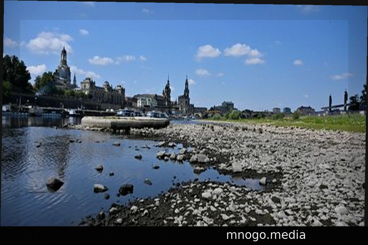 Elbe River Shipping Halted Until September Due to Low Water Levels