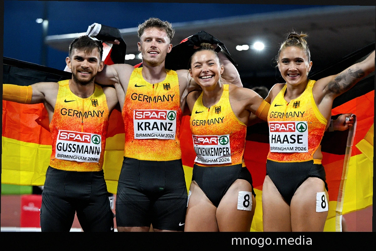 Ruppert Claims Gold in Steeplechase, German Mixed Relay Secures Silver at European Championships in Birmingham