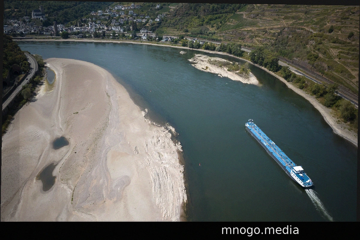 Rhine Water Levels Reach New Record Low Amidst Drought in Germany
