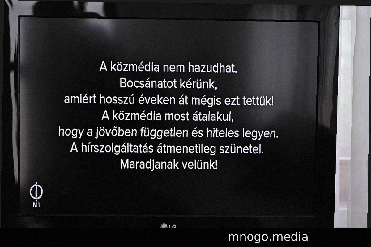 Reform des Staatsfernsehens: Schwarzblende auf Ungarns Bildschirmen