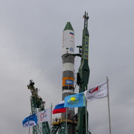 Soyuz-2.1a Rocket Launches Progress MS-31 Cargo Ship from Baikonur