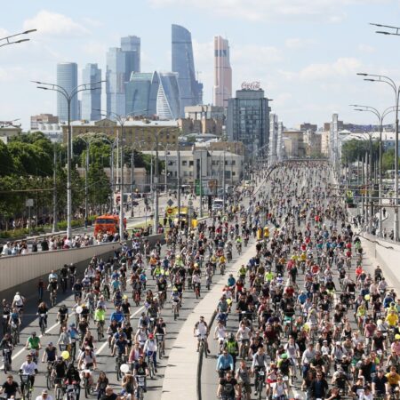 Several Streets in Moscow to Be Closed on Saturday for Two Bike Festivals