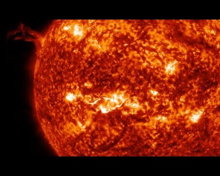Large Solar Prominences Erupt, No Earth Impact Expected