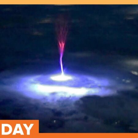 Rare Multikilometer Sprite Captured in Earth’s Sky
