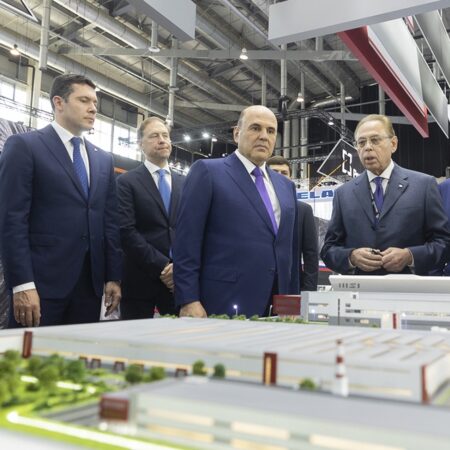 Russia’s Industrial Future Shown to Mishustin at Anniversary INNOPROM Exhibition