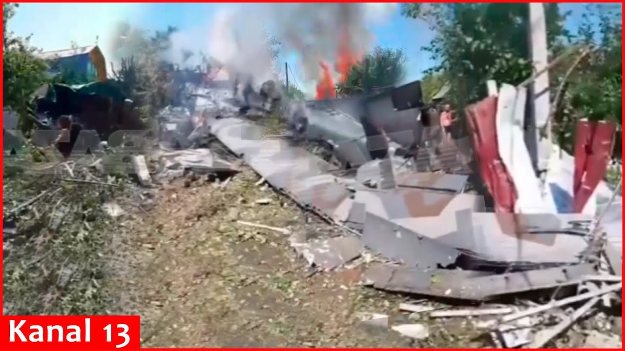 Preview Testing Drone Crashes onto Private House in Kazan
