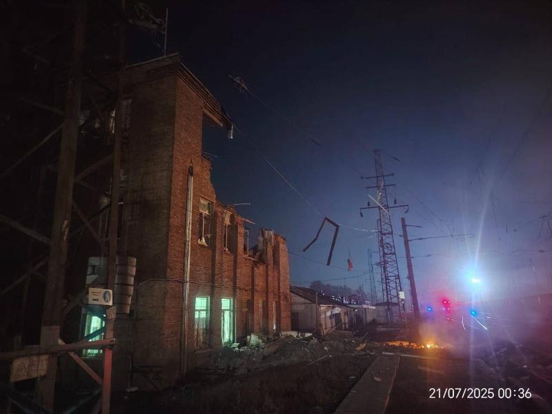 Preview Southern Russian Rail Service Partially Restored After Drone Attack