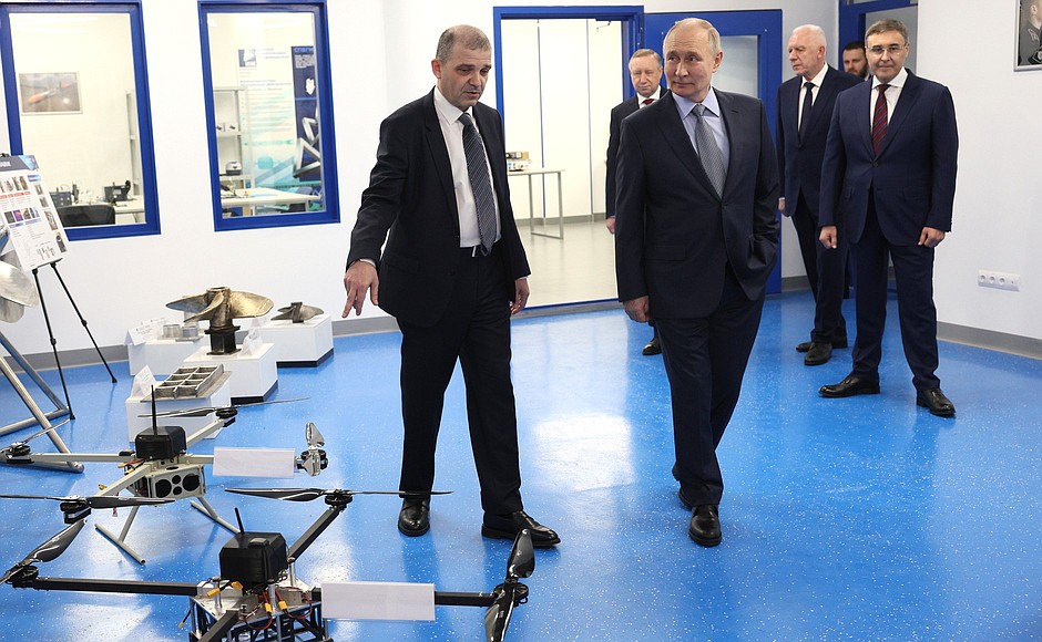 Preview President Putin Visits «Korabelka» Scientific and Production Complex