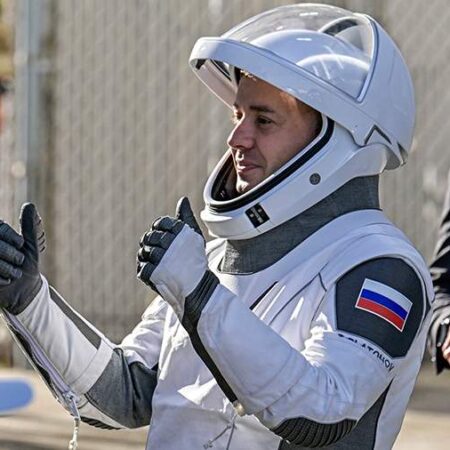 Crew Dragon with Russian Cosmonaut Platonov Launches to ISS from Florida