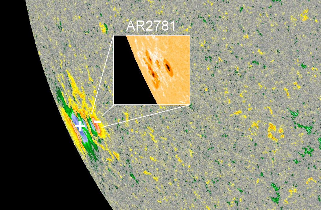Preview Solar Activity: Sunspot Regions Emerge Toward Earth