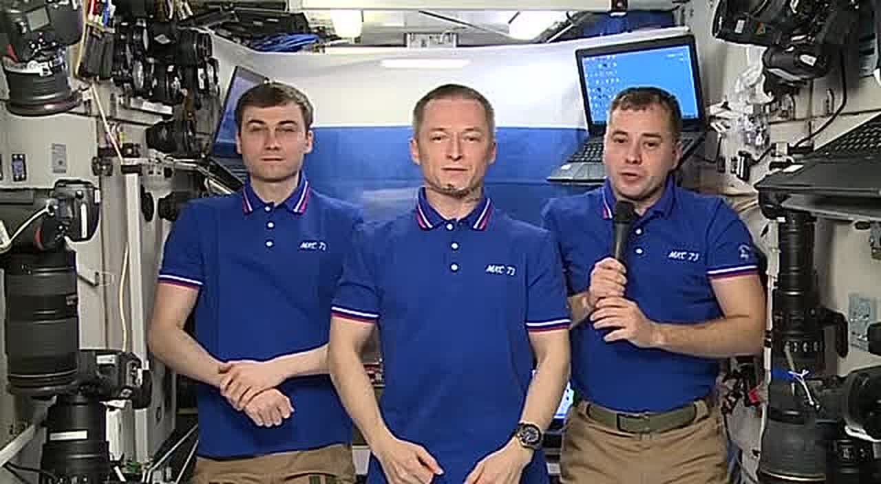 Preview Cosmonauts from the ISS Congratulate Winners of the International AI Olympiad