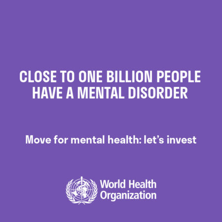 World Health Organization: Over a Billion People Suffer from Mental Disorders