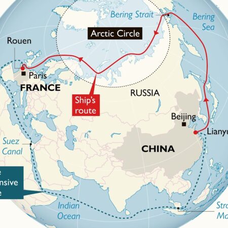 China Turns to Arctic Shipping as Poland Closes European Rail Route