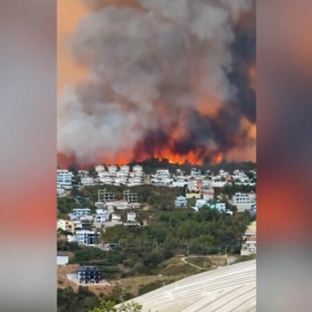 Лесные пожары в Анталье в туристических районах локализованы