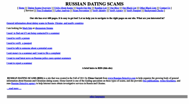 Preview Russians Cautioned About Dating Site Scammers