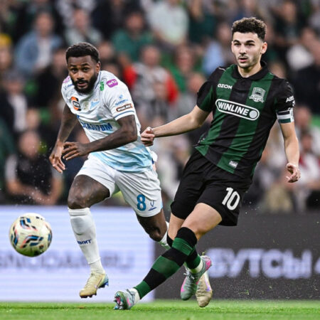 Zenit Secures Victory Over Krasnodar, Intensifying Russian Premier League Title Race