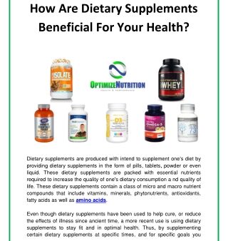 How Doctors View Dietary Supplements