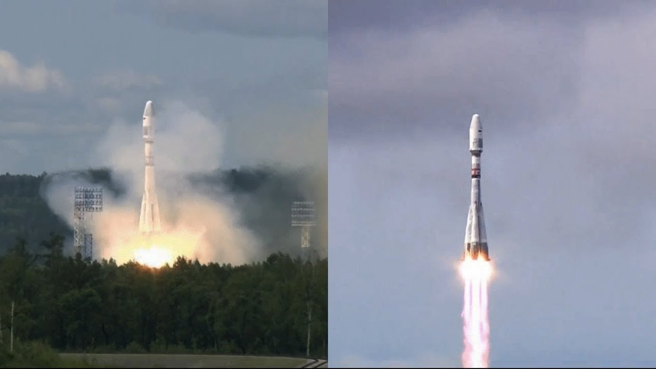 Preview Roscosmos Launches Four Grifon Small Satellites Aboard Soyuz-2.1b