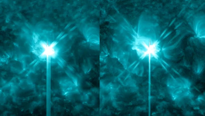 Preview Sun Erupts with Trio of Powerful M-Class Solar Flares