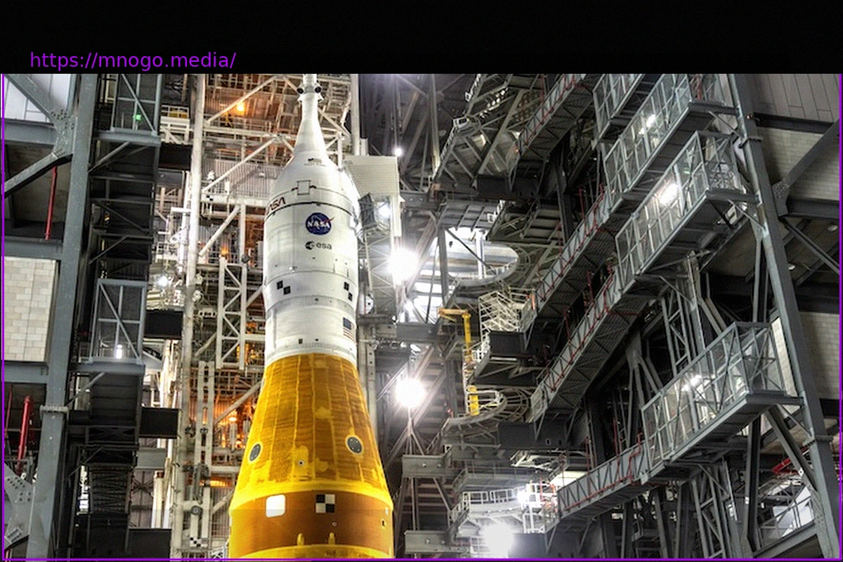 Preview NASA’s SLS Rocket Rolls Back to Launch Pad, Setting Stage for Artemis II Crewed Moon Mission in April