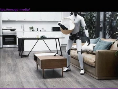 Человекоподобный робот дает представление о будущем без рутины