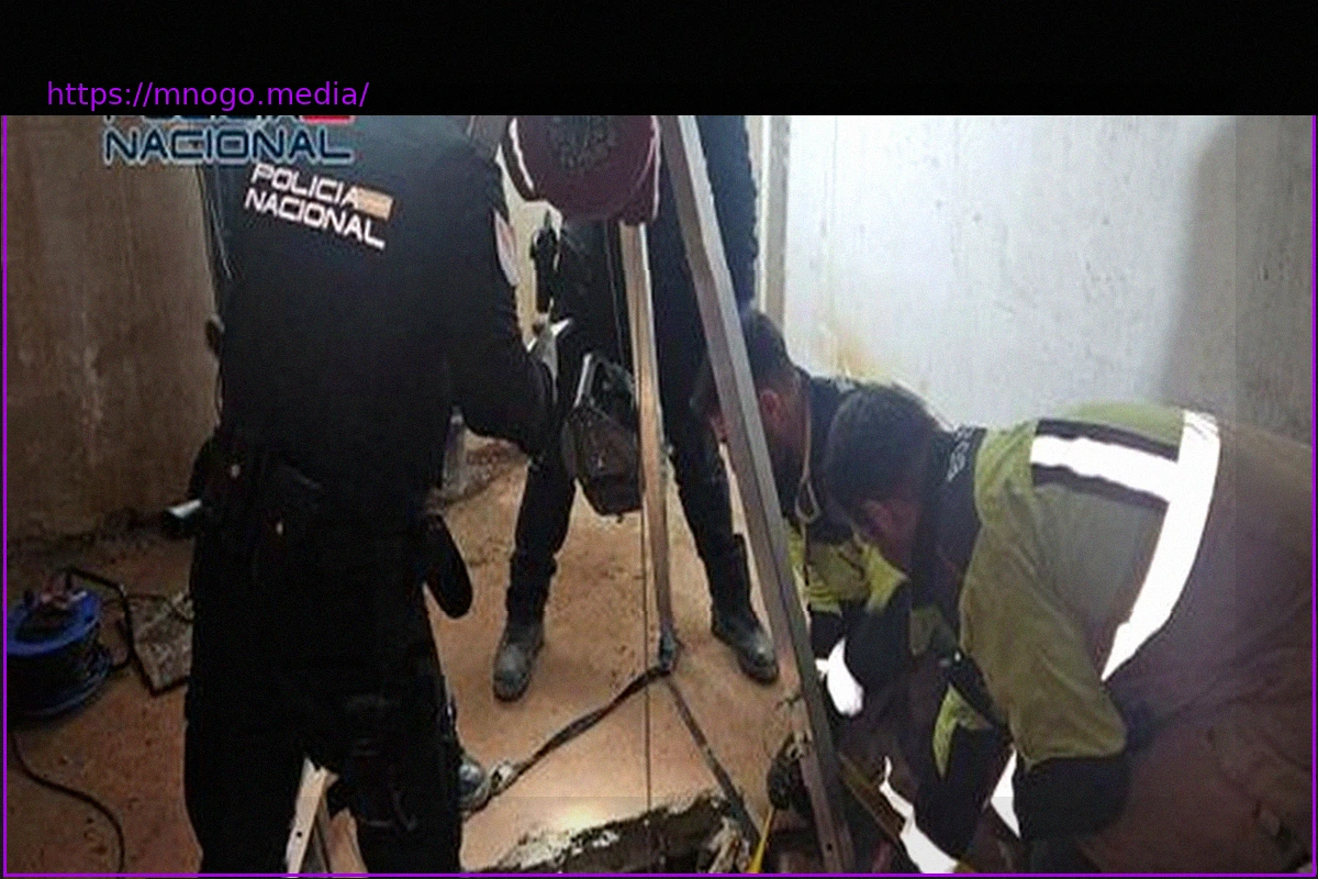 Preview Entdeckung eines Tunnelsystems für mutmaßlichen Drogenschmuggel zwischen Spanien und Marokko