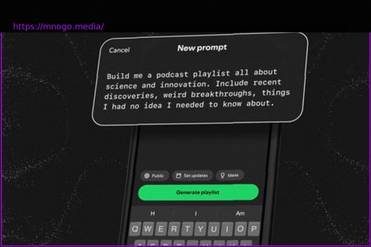 Preview Spotify can now build you a personalized podcast playlist from just a simple prompt