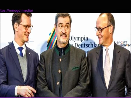 Wettstreit um die Olympischen Spiele: Söder und Wüst im Duell