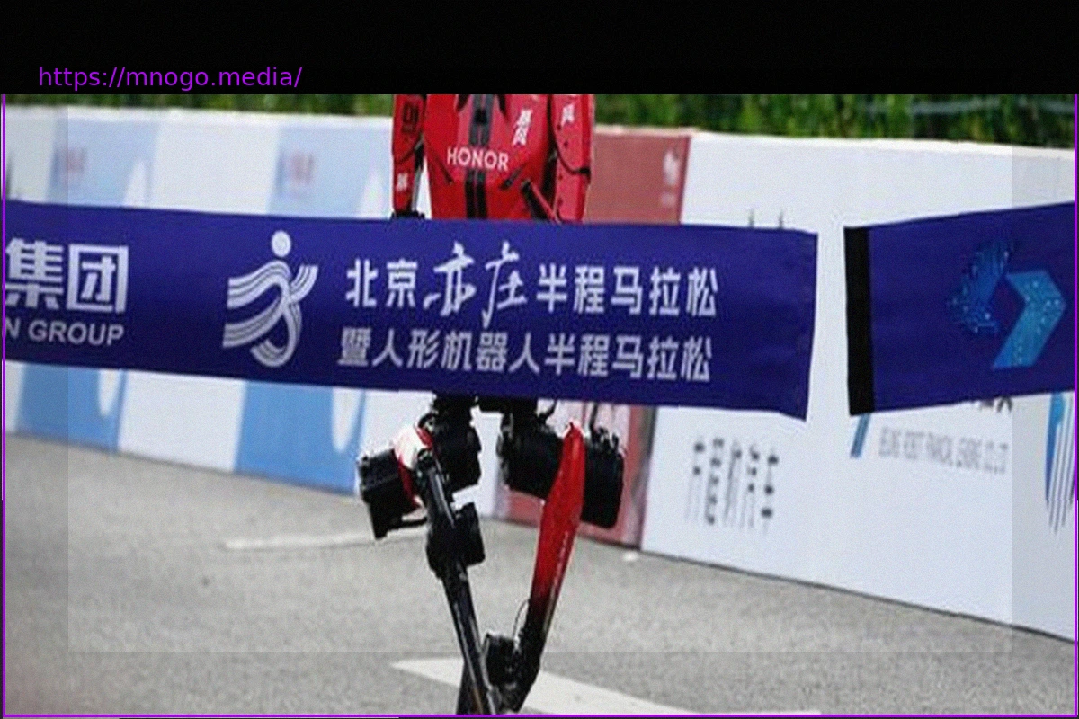 Preview Робот-гуманоид из Китая преодолел полумарафон быстрее человека