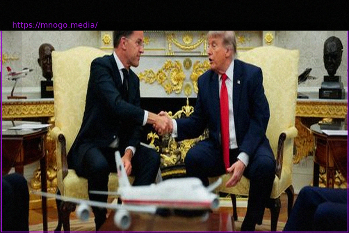 Preview Donald Trump: Nato-Chef Mark Rutte präsentiert im Weißen Haus die »Trump-Billion«