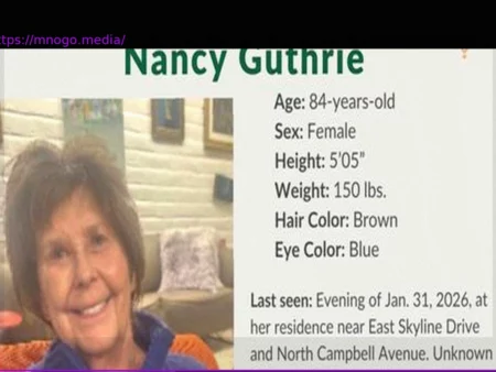 USA: Nancy Guthrie — Schreiben deutet offenbar auf Tod der Vermissten hin