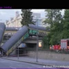 Авария в Мюнхене: грузовые вагоны рухнули на дорогу