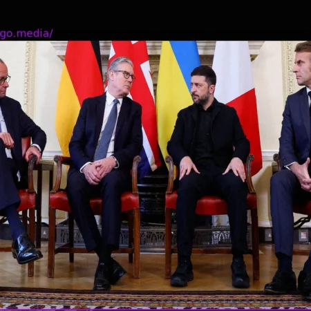 Встреча в Лондоне: Мерц, Стармер и Макрон встретились с Зеленским