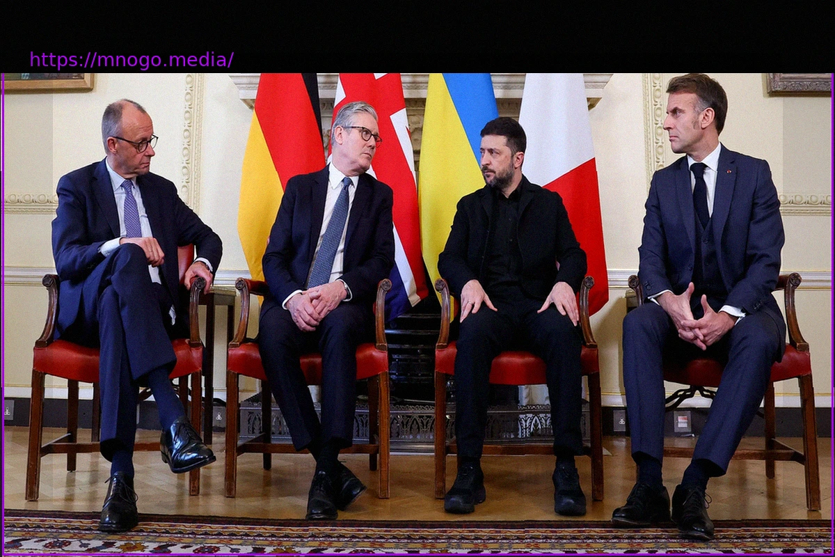 Preview Встреча в Лондоне: Мерц, Стармер и Макрон встретились с Зеленским