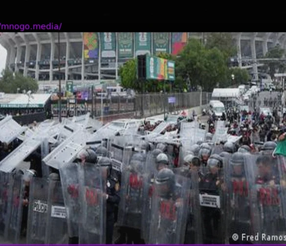 Proteste und Unruhen überschatten WM-Start in Mexiko-Stadt